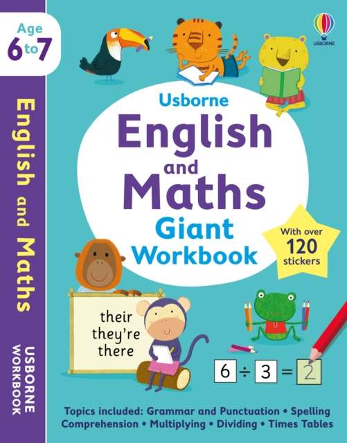 Usborne English and Maths Giant Workbook 6-7 - 9781803704395