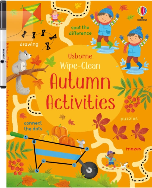 Wipe-Clean Autumn Activities - 9781835408780