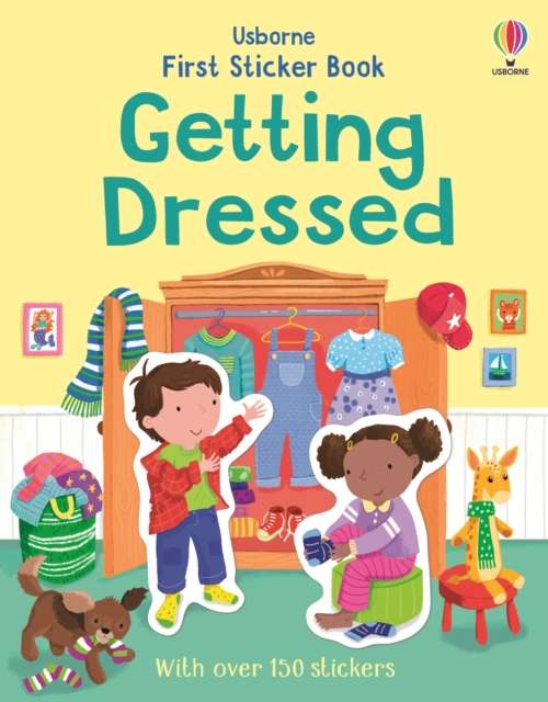 First Sticker Book Getting Dressed - 9781836041597