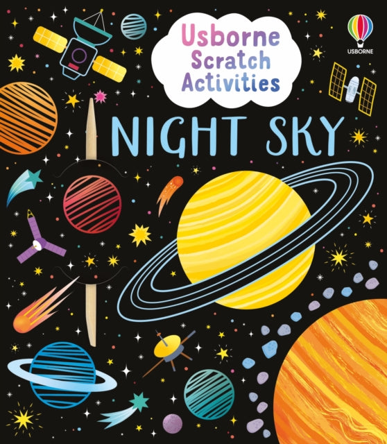 Usborne Scratch Activities Night Sky - 9781836043270
