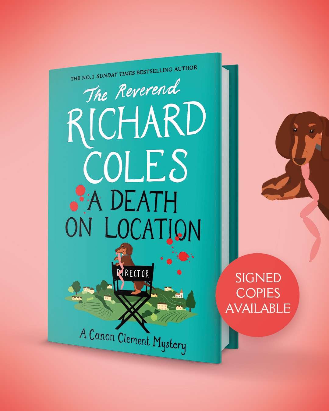 A Death on Location - Signed First Edition - The Cleeve Bookshop