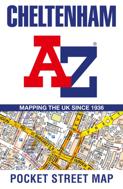Cheltenham A-Z Pocket Street Map : Accurate Street Map for Easy Navigation - The Cleeve Bookshop