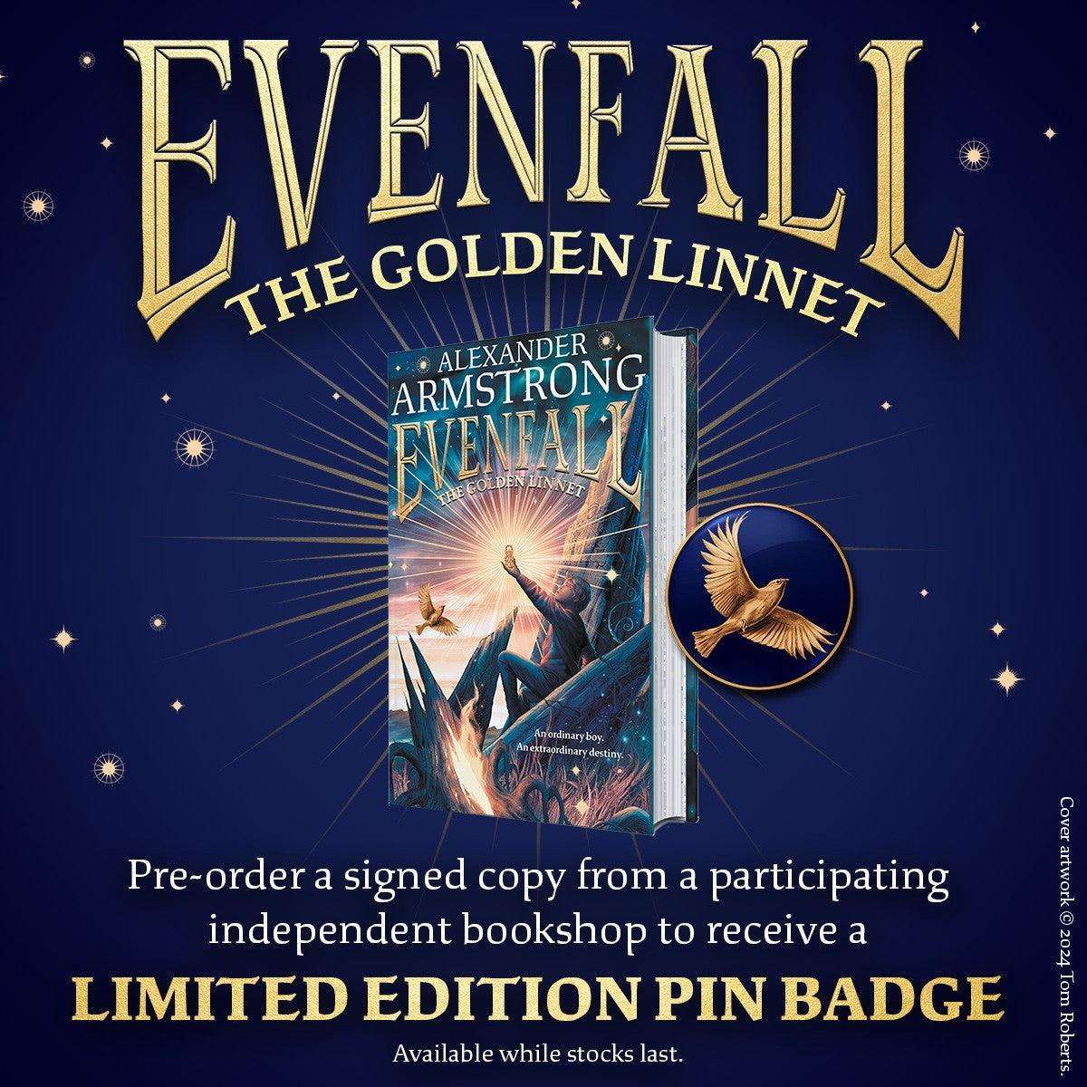 Evenfall - The Golden Linnet - The Cleeve Bookshop