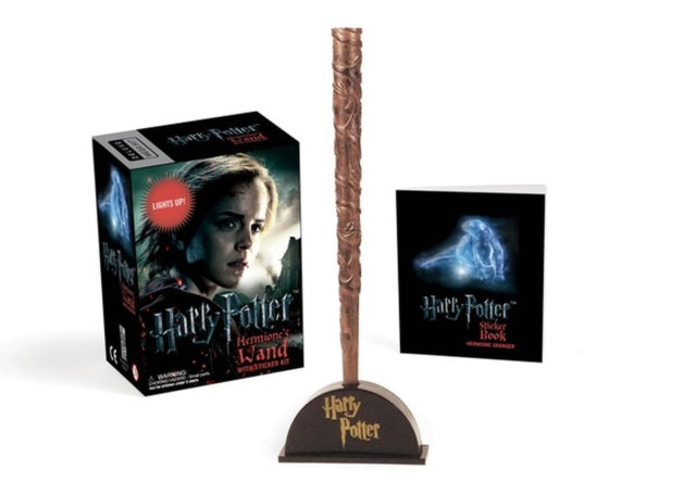 Harry Potter Hermione's Wand with Sticker Kit : Lights Up! - The Cleeve Bookshop