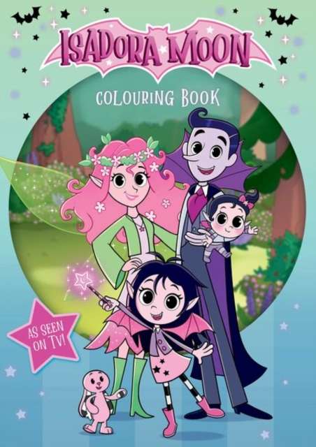 Isadora Moon Colouring Book, packed with colouring and drawing (as seen on TV) - The Cleeve Bookshop