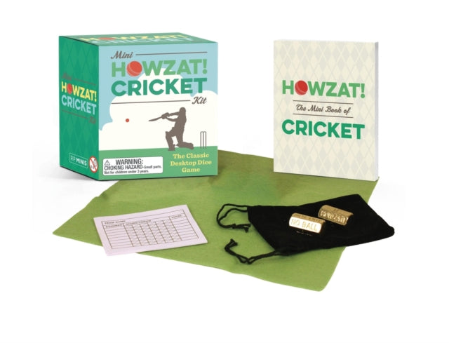 Mini Howzat! Cricket Kit : The Classic Desktop Dice Game - The Cleeve Bookshop