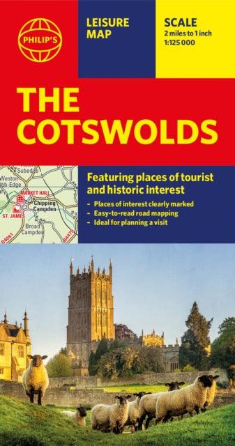 Philip's The Cotswolds : Leisure and Tourist Map - The Cleeve Bookshop