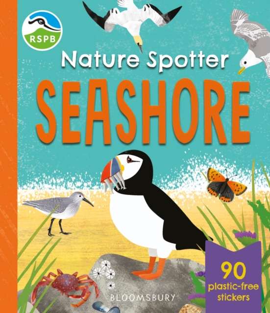 RSPB Nature Spotter: Seashore : A children's sticker guidebook to over 60 seashore birds, bugs, mammals and more - The Cleeve Bookshop