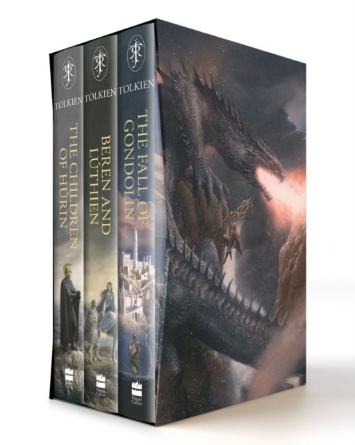 The Great Tales of Middle-earth Boxed Set : The Children of HuRin, Beren and LuThien & the Fall of Gondolin - The Cleeve Bookshop
