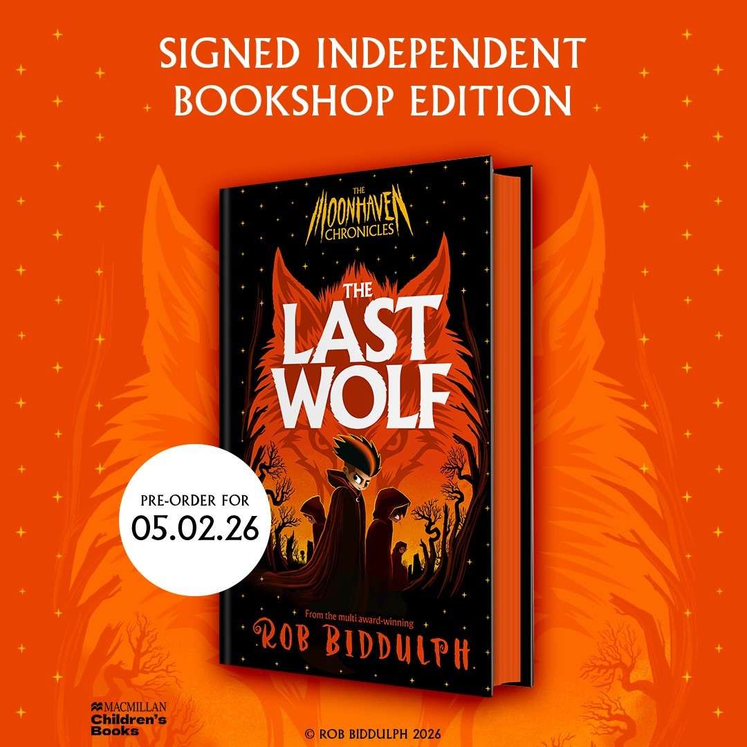 The Last Wolf - Signed First Edition with Sprayed Edge - The Cleeve Bookshop