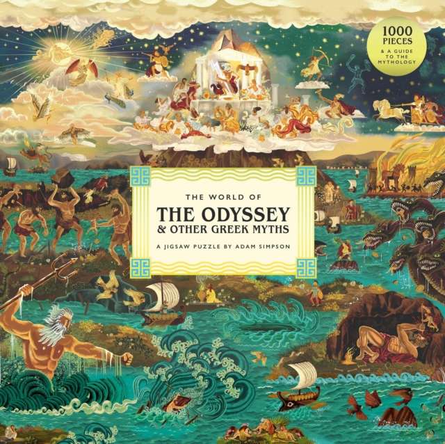 The World of the Odyssey & Other Greek Myths : A 1000-piece jigsaw puzzle by Adam Simpson - The Cleeve Bookshop