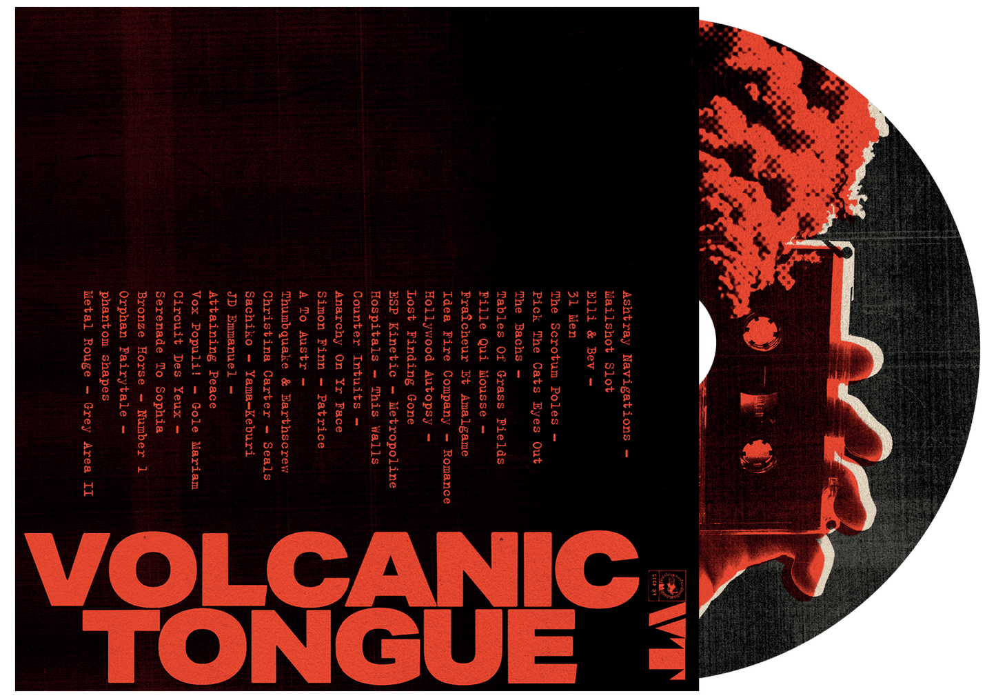 'Volcanic Tongue' by David Keenan - Special Signed Limited Edition Hardback with CD and Fanzine - The Cleeve Bookshop