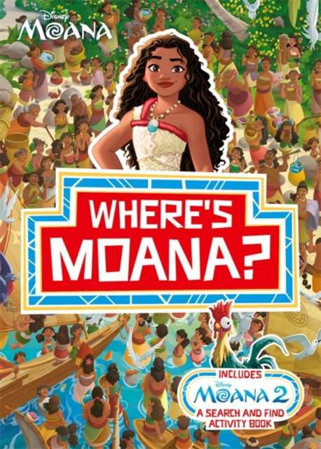 Where's Moana? : A Disney Moana Search and Find Activity Book - The Cleeve Bookshop
