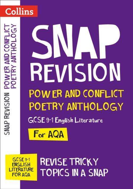 AQA Poetry Anthology Power and Conflict Revision Guide : Ideal for Home Learning, 2022 and 2023 Exams - The Cleeve Bookshop