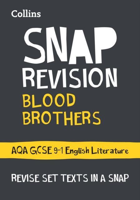 Blood Brothers: AQA GCSE 9-1 Grade English Literature Text Guide : Ideal for the 2024 and 2025 Exams - The Cleeve Bookshop