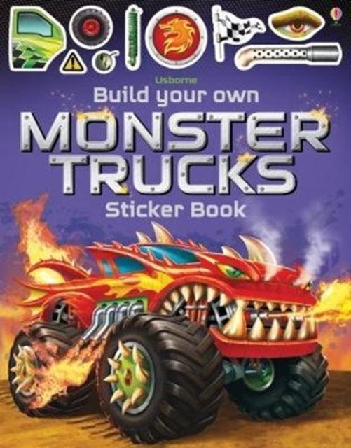 Build Your Own Monster Trucks Sticker Book - The Cleeve Bookshop