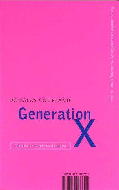 Generation X : Tales for an Accelerated Culture - The Cleeve Bookshop