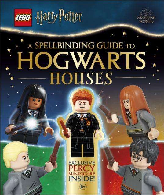 LEGO Harry Potter A Spellbinding Guide to Hogwarts Houses : With Exclusive Percy Weasley Minifigure - The Cleeve Bookshop