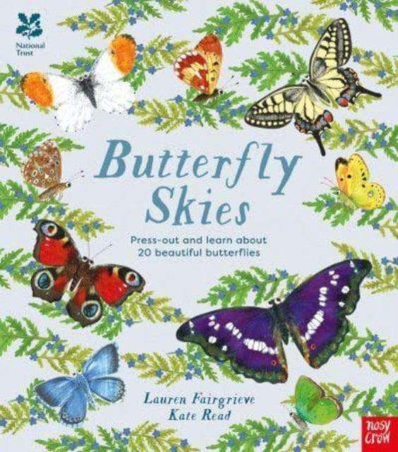 National Trust: Butterfly Skies : Press out and learn about 20 beautiful butterflies - The Cleeve Bookshop