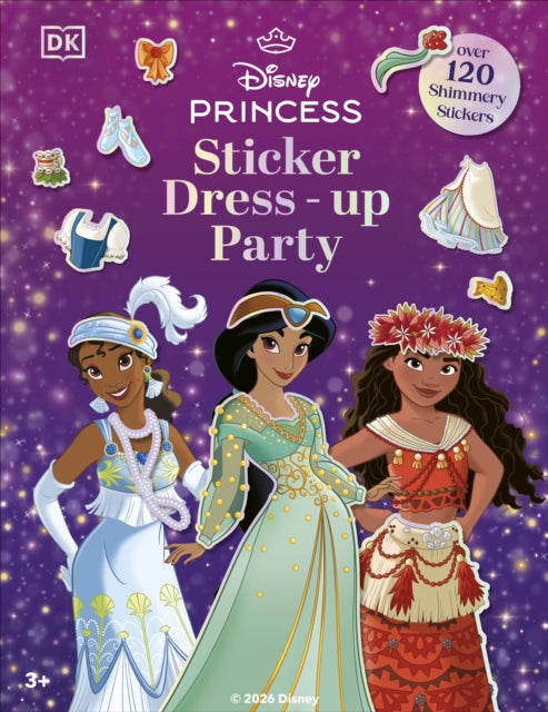 Disney Princess Sticker Dress-up Party - 9780241814574
