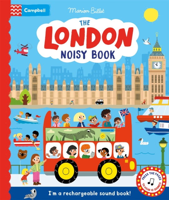 The London Noisy Book : A rechargeable press-the-page sound book - 9781035055661