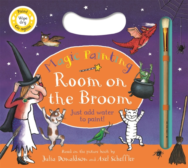 Room on the Broom Magic Painting : Just add water to paint! - 9781035078301