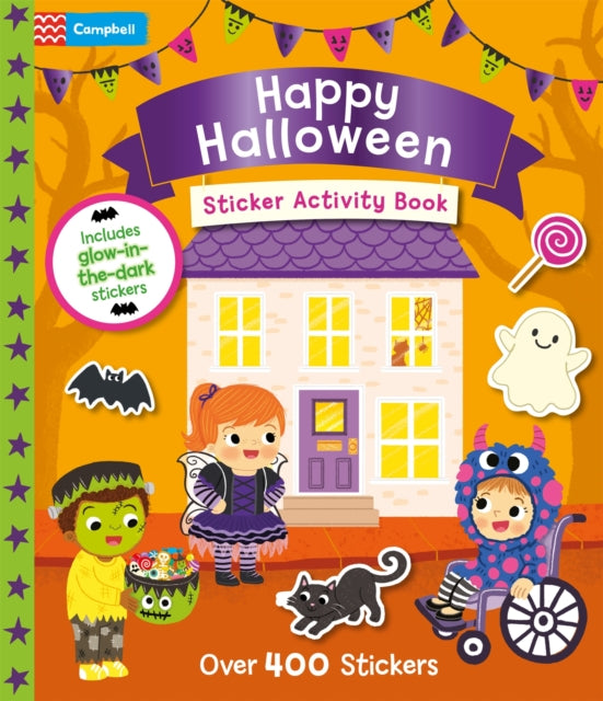 Happy Halloween Sticker Activity Book : With over 400 stickers - 9781035086702