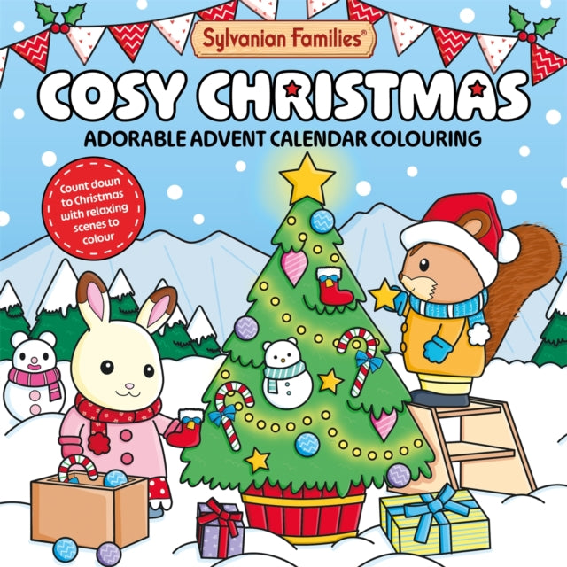 Sylvanian Families Cosy Christmas : Adorable Advent Calendar Colouring - 9781037410932
