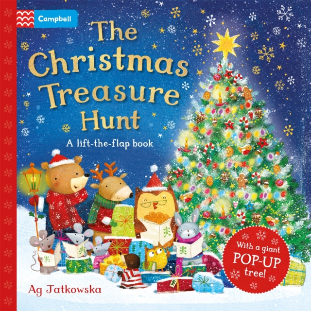 The Christmas Treasure Hunt : A lift-the-flap book with a giant pop-up tree! - 9781037412448