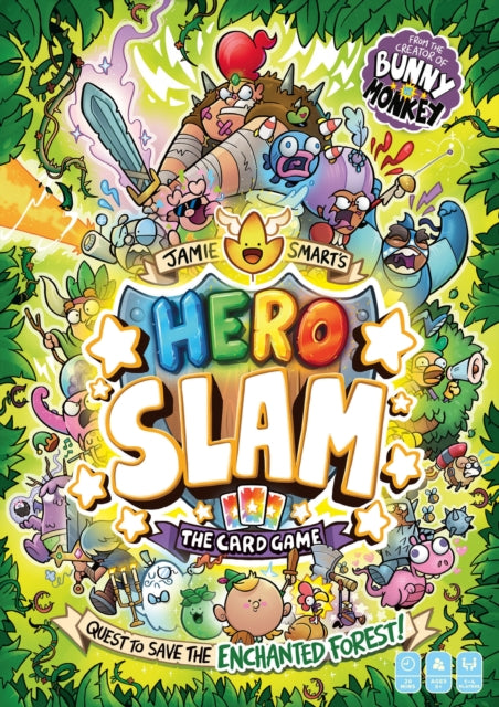Jamie Smart’s Hero Slam : The brand new card game from the no 1 bestselling creator of Bunny vs Monkey - 9781399617123