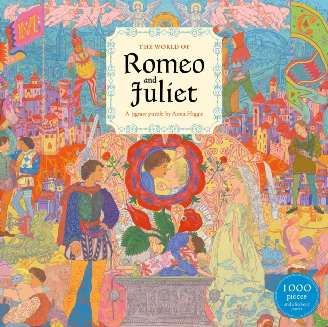 The World of Romeo and Juliet : A 1000-piece Shakespearean jigsaw puzzle by Anna Higgie - 9781399639781