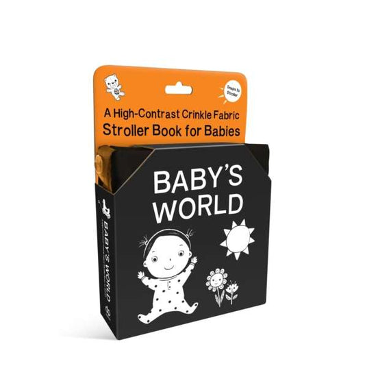 Baby's World: A High-Contrast Crinkle Fabric Stroller Book for Babies - 9781464235863