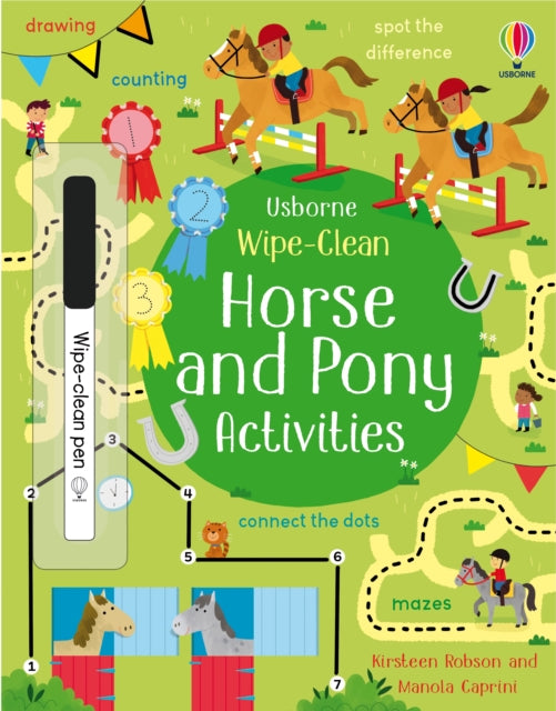 Wipe-Clean Horse and Pony Activities - 9781474989015