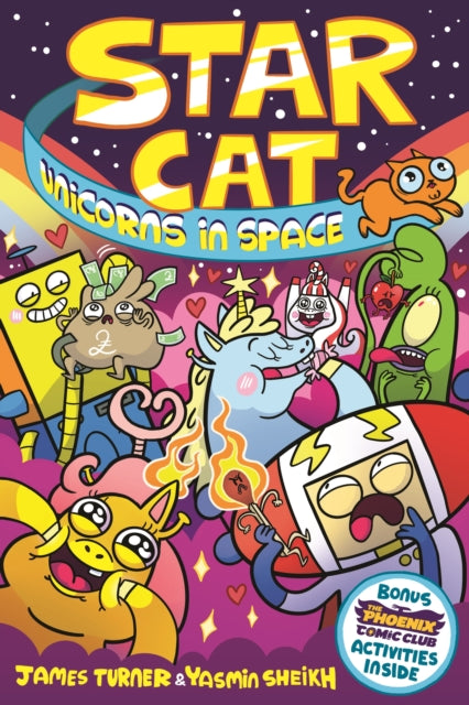 Star Cat: Unicorns in Space! (a Phoenix Comic Book) - 9781788453561