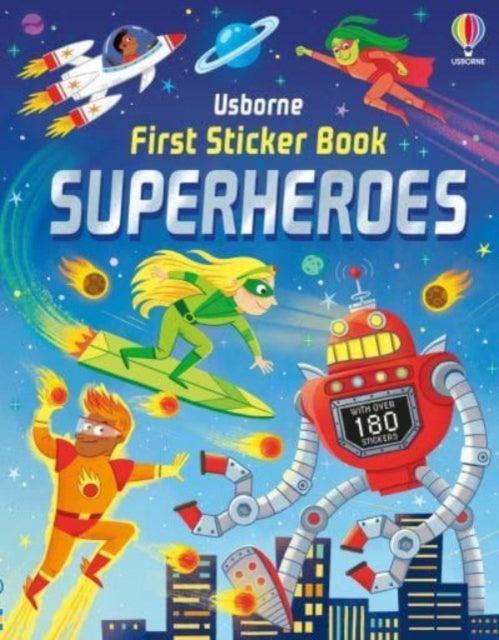 First Sticker Book Superheroes - 9781805070832