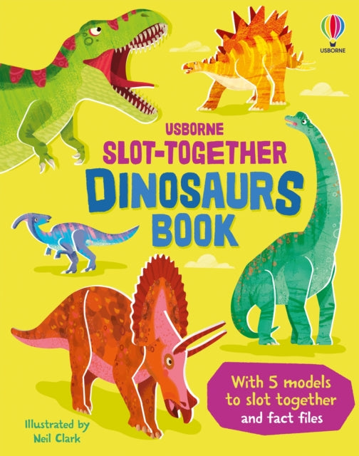 Slot-together Dinosaurs Book - 9781805076667