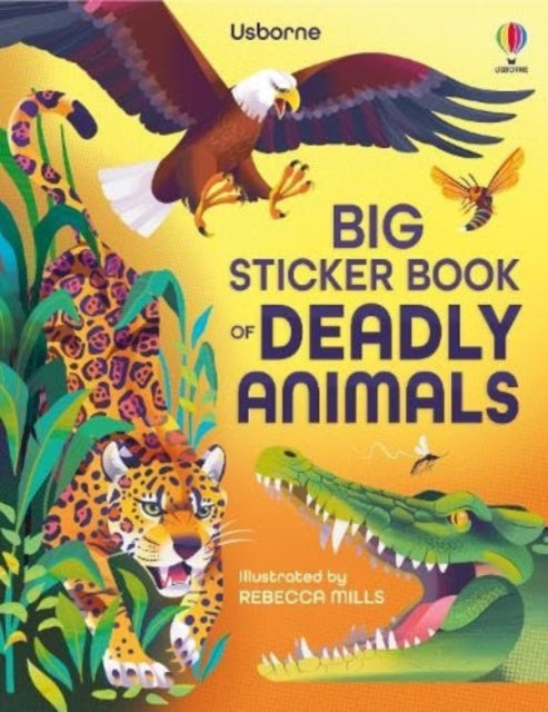 Big Sticker Book Deadly Animals - 9781805076803