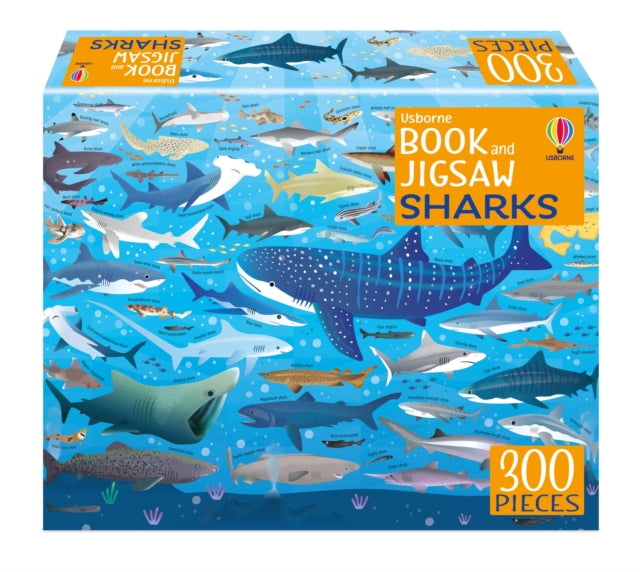 Usborne Book and Jigsaw: Sharks - 9781805079897