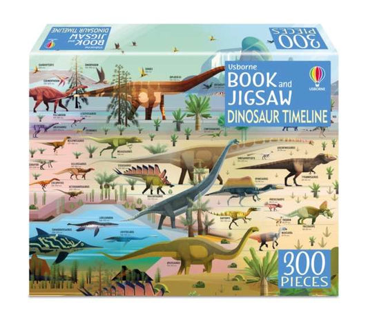 Book and Jigsaw Dinosaur Timeline - 9781805315865