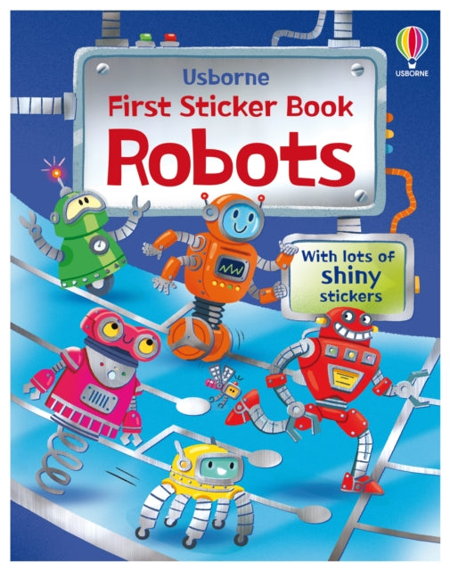 First Sticker Book Robots - 9781835409510
