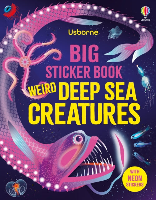 Big Sticker Book Weird Deep Sea Creatures - 9781836040705