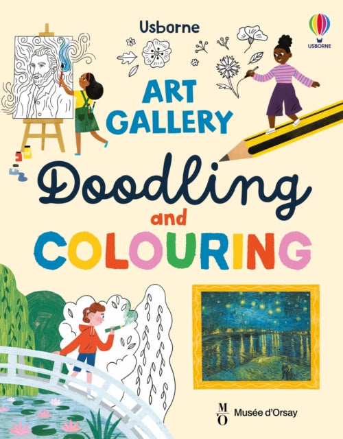 Art Gallery Doodling and Colouring - 9781836042310