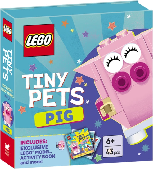 LEGO® Books. Tiny Pets: Pig (with exclusive pig mini-build, paper crafts, stickers and activity book) - 9781837251964