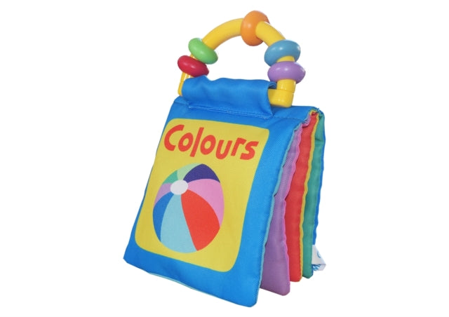 Happy Baby Colours : Rattle and Cloth Book - 9781916745285