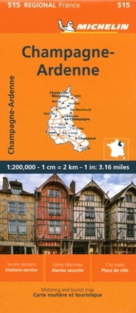 Champagne-Ardenne - Michelin Regional Map 515 - 9782067258679