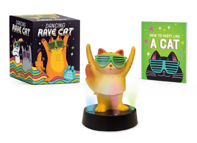 Dancing Rave Cat : With Lights & Music! - 9798894141398