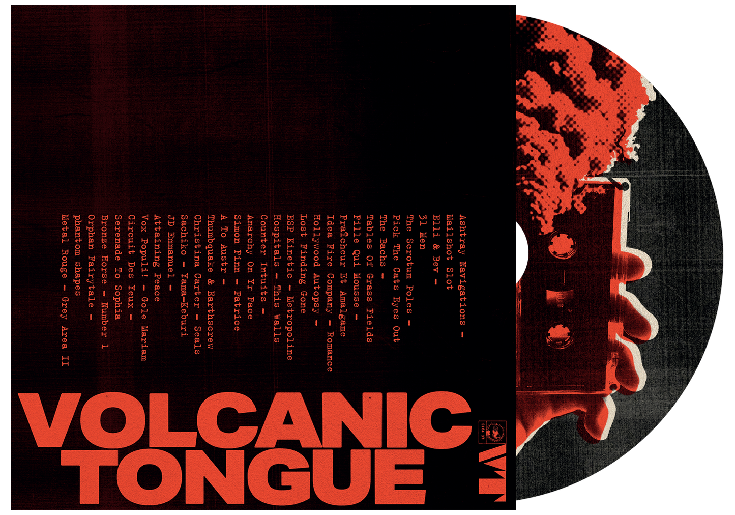 'Volcanic Tongue' by David Keenan - Special Signed Limited Edition Hardback with CD and Fanzine