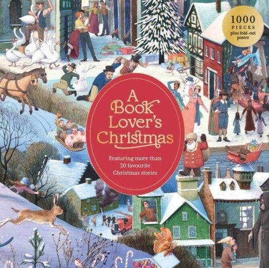 A Book Lover's Christmas : A 1000-piece jigsaw puzzle - The Cleeve Bookshop
