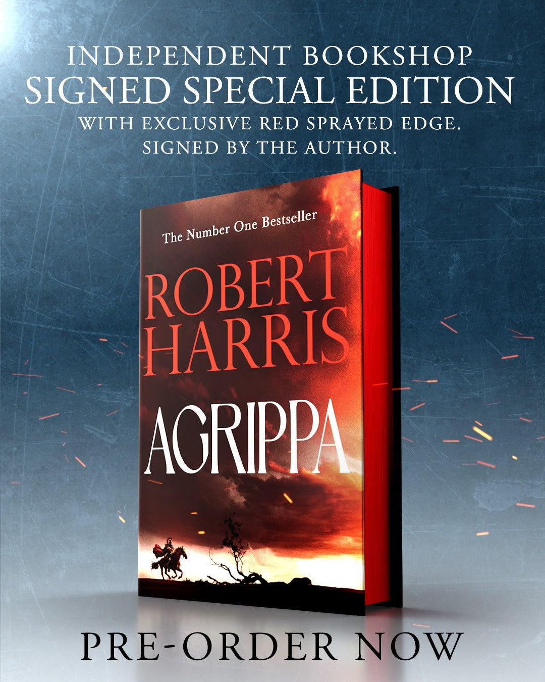 Agrippa - Signed First Independent Bookshop Edition with Sprayed Edge