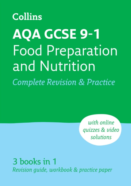 AQA GCSE 9-1 Food Preparation & Nutrition Complete Revision & Practice : Ideal for the 2025 and 2026 Exams - The Cleeve Bookshop
